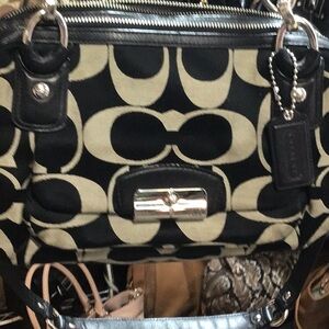 Black and Cream Designer Women's Bag